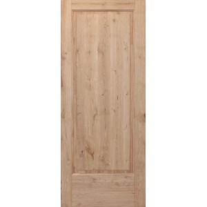 Дверь деревянная межкомнатная из массива дуба, с сучками, Классик, 1 филенка